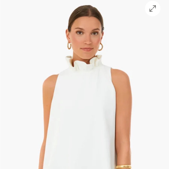 Tuckernuck Tops - Tuckernuck Ivory Ruffle Neck Blouse